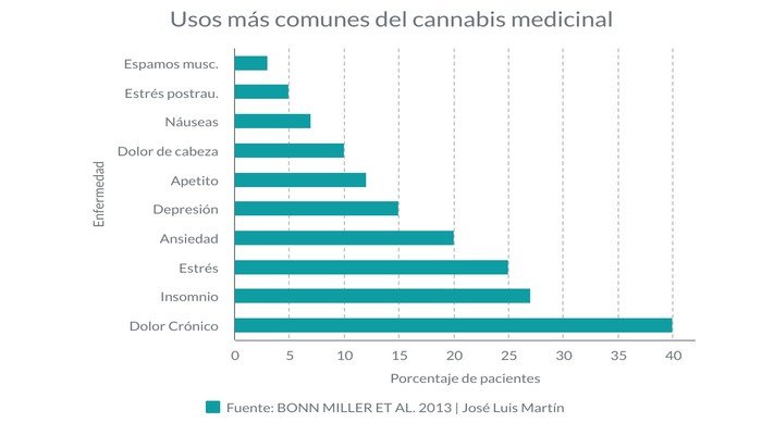 Con el paso de los años, se ha extendido el uso de cannabis con fines medicinales