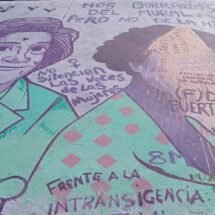 Mural feminista vandalizado en Alcalá de Henares