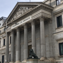 Fachada del Congreso de los diputados