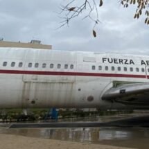 Avión de armamento la Universidad Rey Juan Carlos.