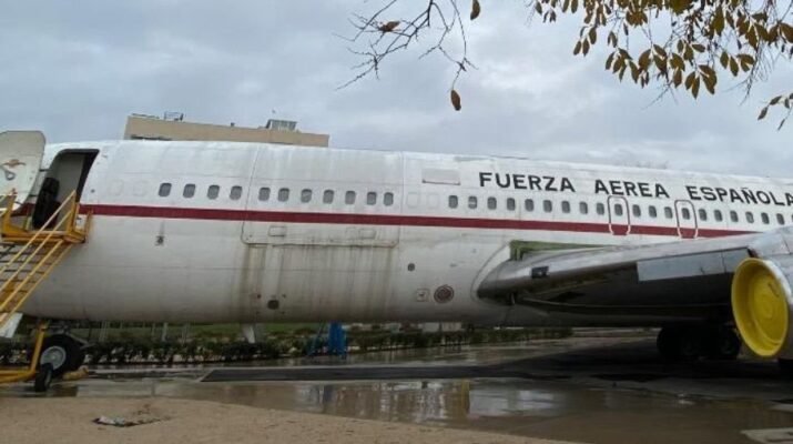 Avión de armamento la Universidad Rey Juan Carlos.
