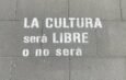 Cartel sobre cultura libre