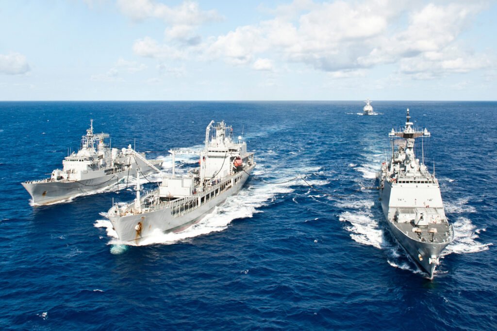 Tres buques de guerra taiwaneses