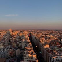 Vista del centro de Madrid, uno de los espacios con mayor concentración de viviendas turísticas de la ciudad.