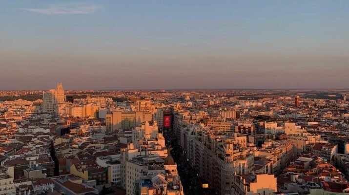 Vista del centro de Madrid, uno de los espacios con mayor concentración de viviendas turísticas de la ciudad.