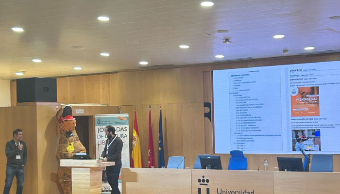 Marcos García, ponencia, T-Rex, jornadas de cultura libre