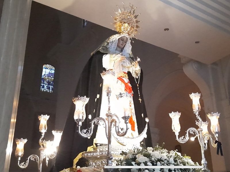 Virgen de los Dolores en su Soledad